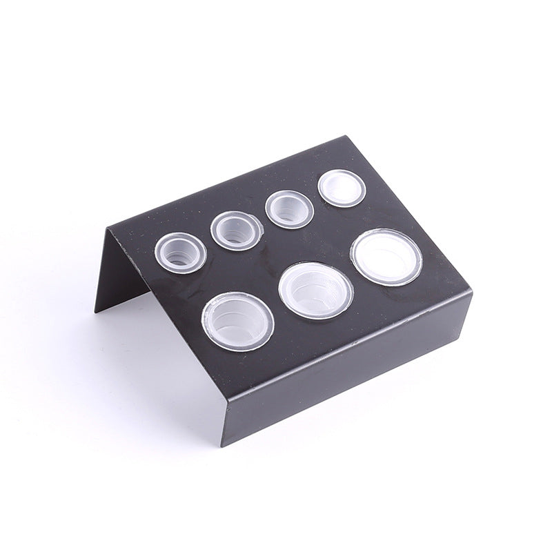 7-Hole Stainless Steel Tattoo Ink Holder