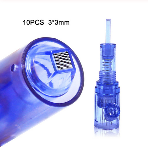 MTS MESO 10PCS Screw Microneedling Cartridge Needles for BMX Permanent Makeup Machine
