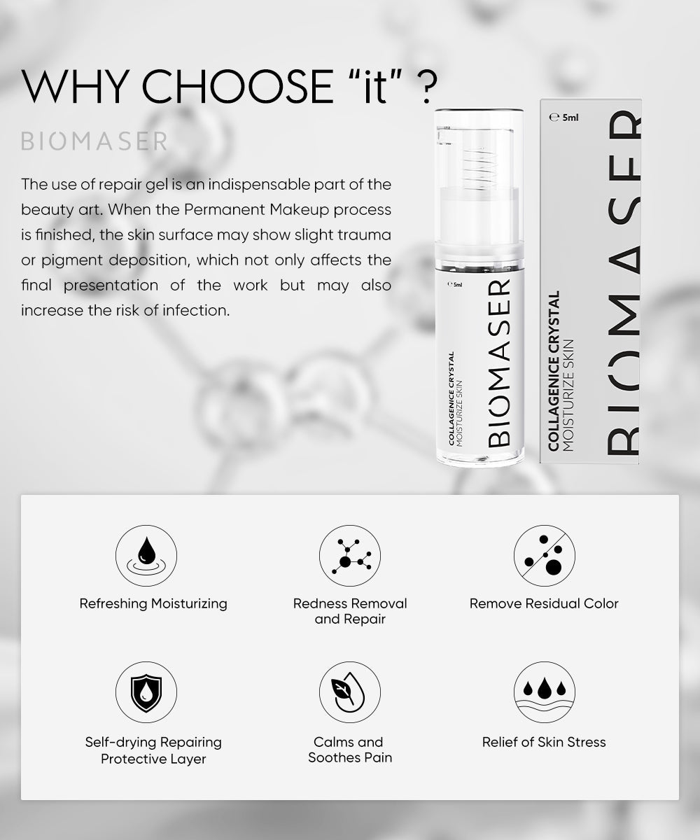 Biomaser Collagen Ice Crystal for Eyebrow Aftercare