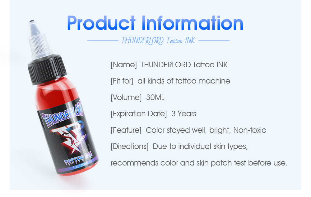 Thunderlordpower Tattoo Ink Light Green 1OZ/30ML