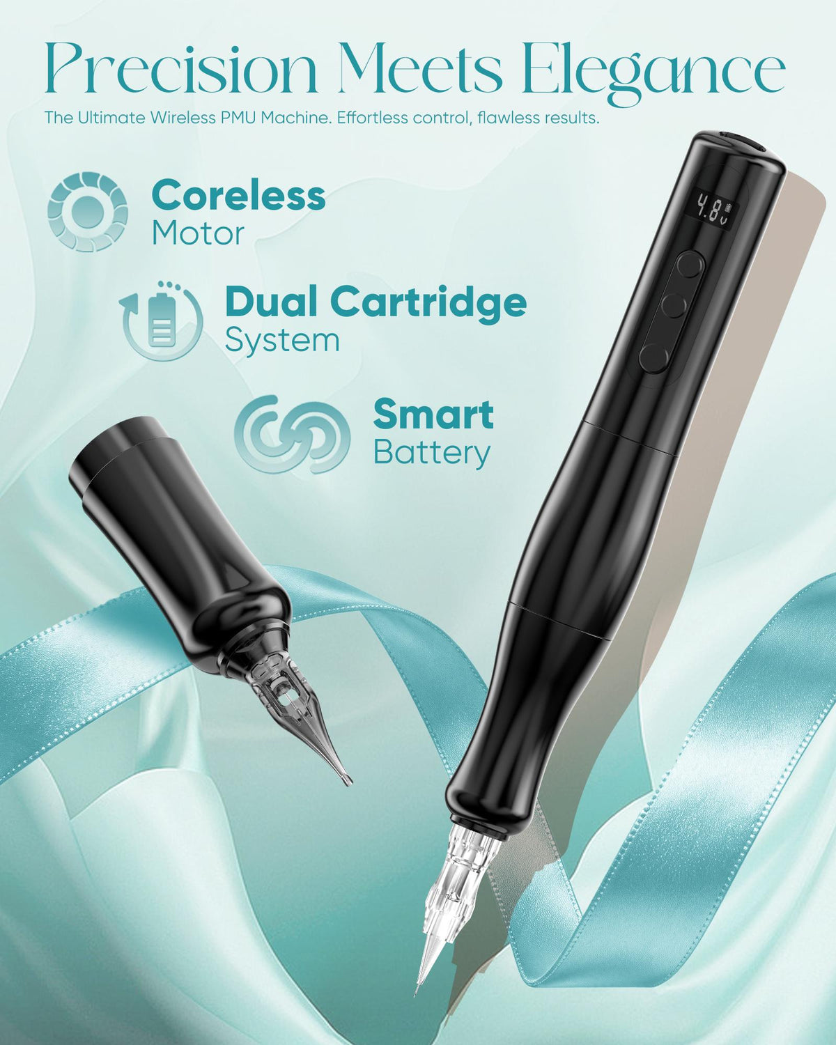 Biomaser P90 Pro Wireless PMU Machine | 3.0 mm Stroke