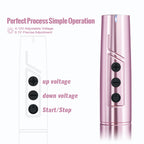 BiomaserTP006 Professional PMU Kit - Dual Battery, Swiss Motor, Silent & Lightweight for Eyebrows & Lips