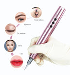 BiomaserTP006 Professional PMU Kit - Dual Battery, Swiss Motor, Silent & Lightweight for Eyebrows & Lips