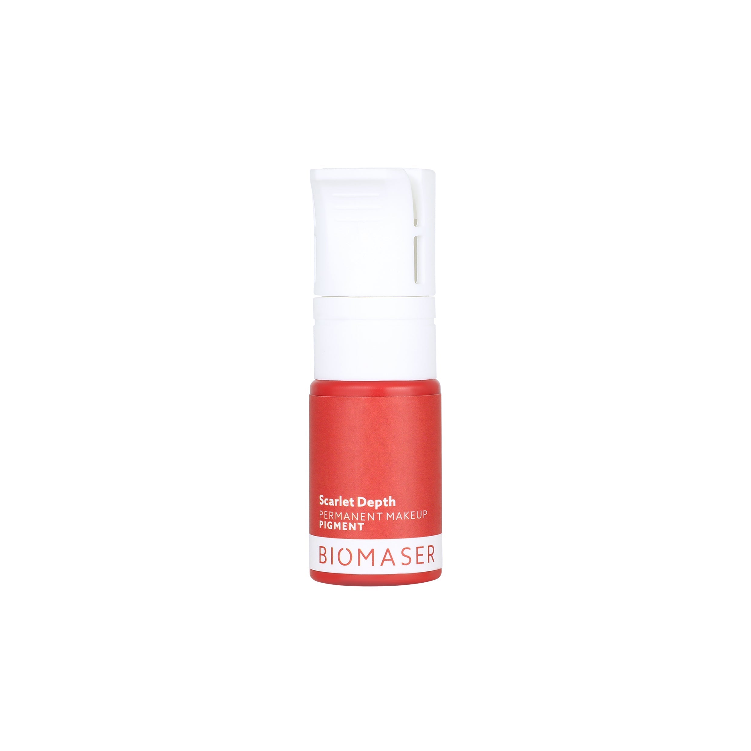 Biomaser Powder PMU Pigment Ink for Lips, Scarlet Depth | Deep Red
