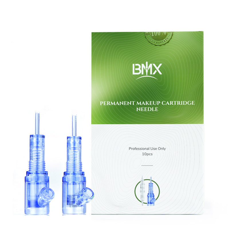 MTS MESO 10PCS Screw Microneedling Cartridge Needles for BMX Permanent Makeup Machine
