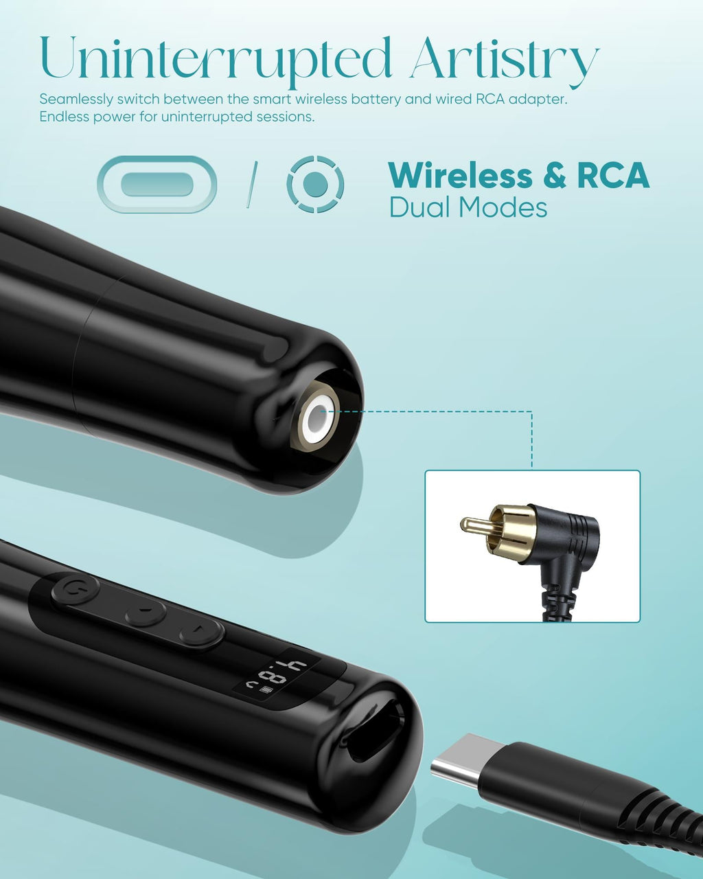 Biomaser P90 Pro Wireless PMU Machine | 3.0 mm Stroke