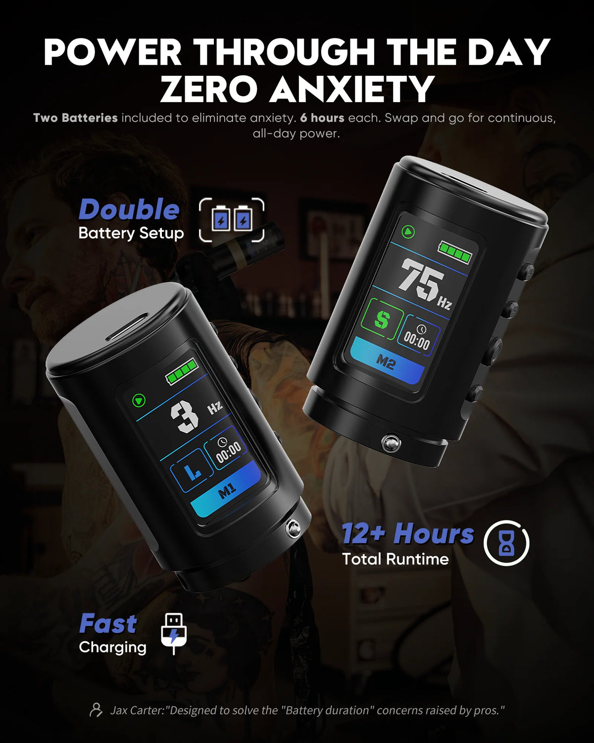 Thunderlord Power Pulse tattoo machine — product view 9