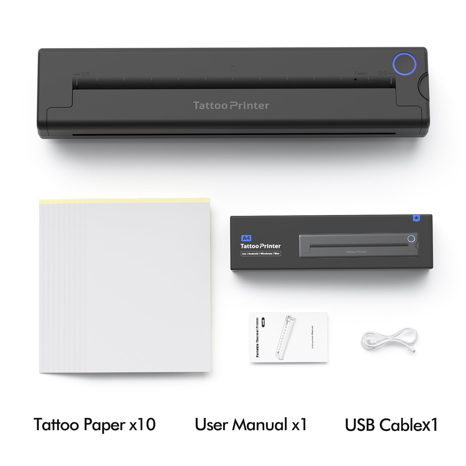 A4 Bluetooth Thermal Tattoo Printer