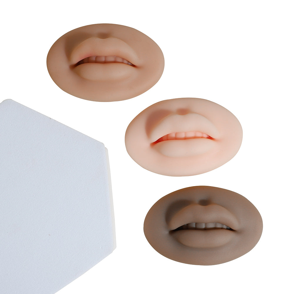 5D Silicone Lip Practice Model for Permanent Makeup Skills Enhancement