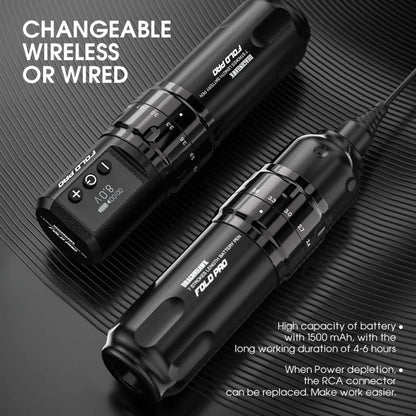 Dragonhawk Wireless Tattoo Pen Machine with 7 Stroke Lengths