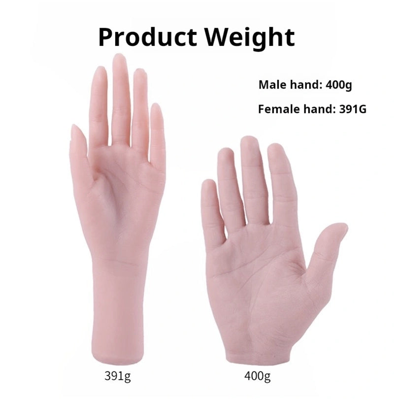 Silicone Hand Model for Tattoo Training with Realistic Skin Texture
