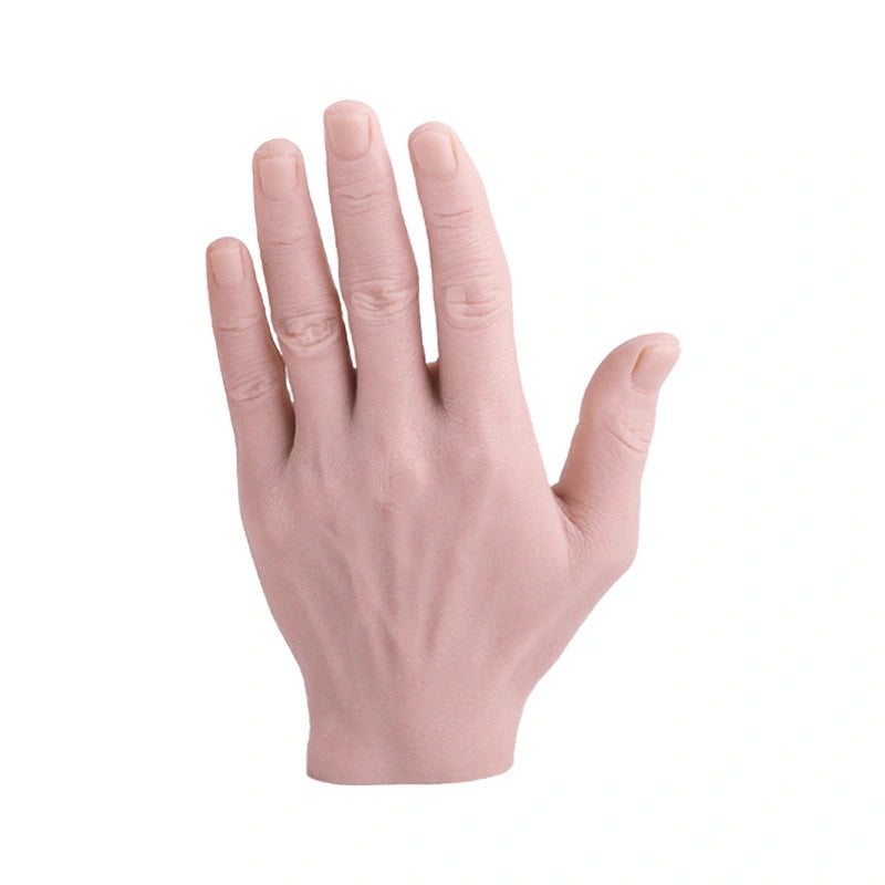 Silicone Hand Model for Tattoo Training with Realistic Skin Texture