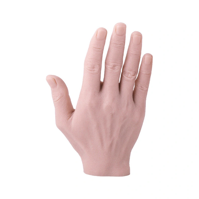 Silicone Hand Model for Tattoo Training with Realistic Skin Texture
