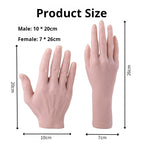 Silicone Hand Model for Tattoo Training with Realistic Skin Texture