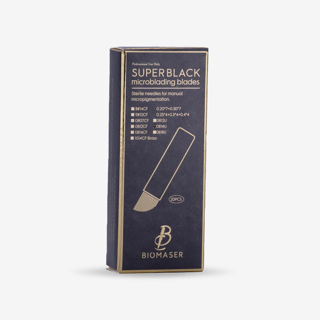 Biomaser Super Black Disposable Microblading Needles 20pcs