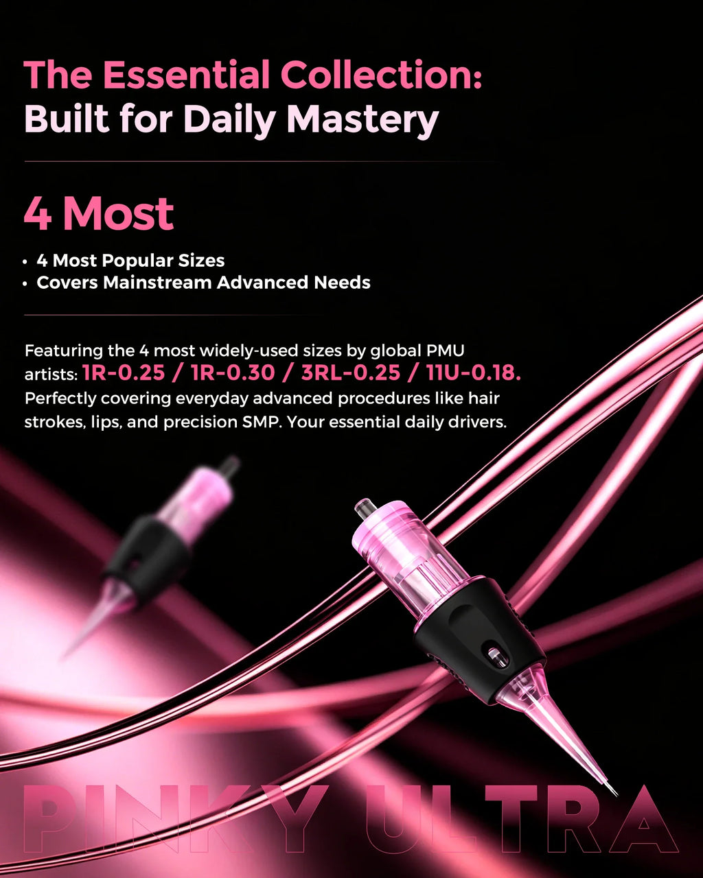 Biomaser Pinky Ultra PMU Cartridges | 10 Pack