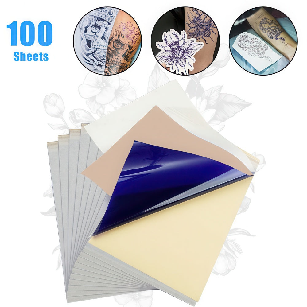 ATTO TATTOO Tattoo Thermal Stencil Transfer Paper - A4 Size 10/20/30/40/100pcs Options