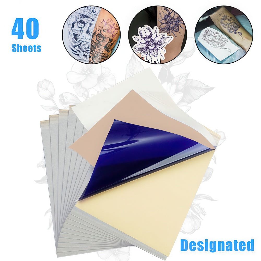 ATTO TATTOO Tattoo Thermal Stencil Transfer Paper - A4 Size 10/20/30/40/100pcs Options