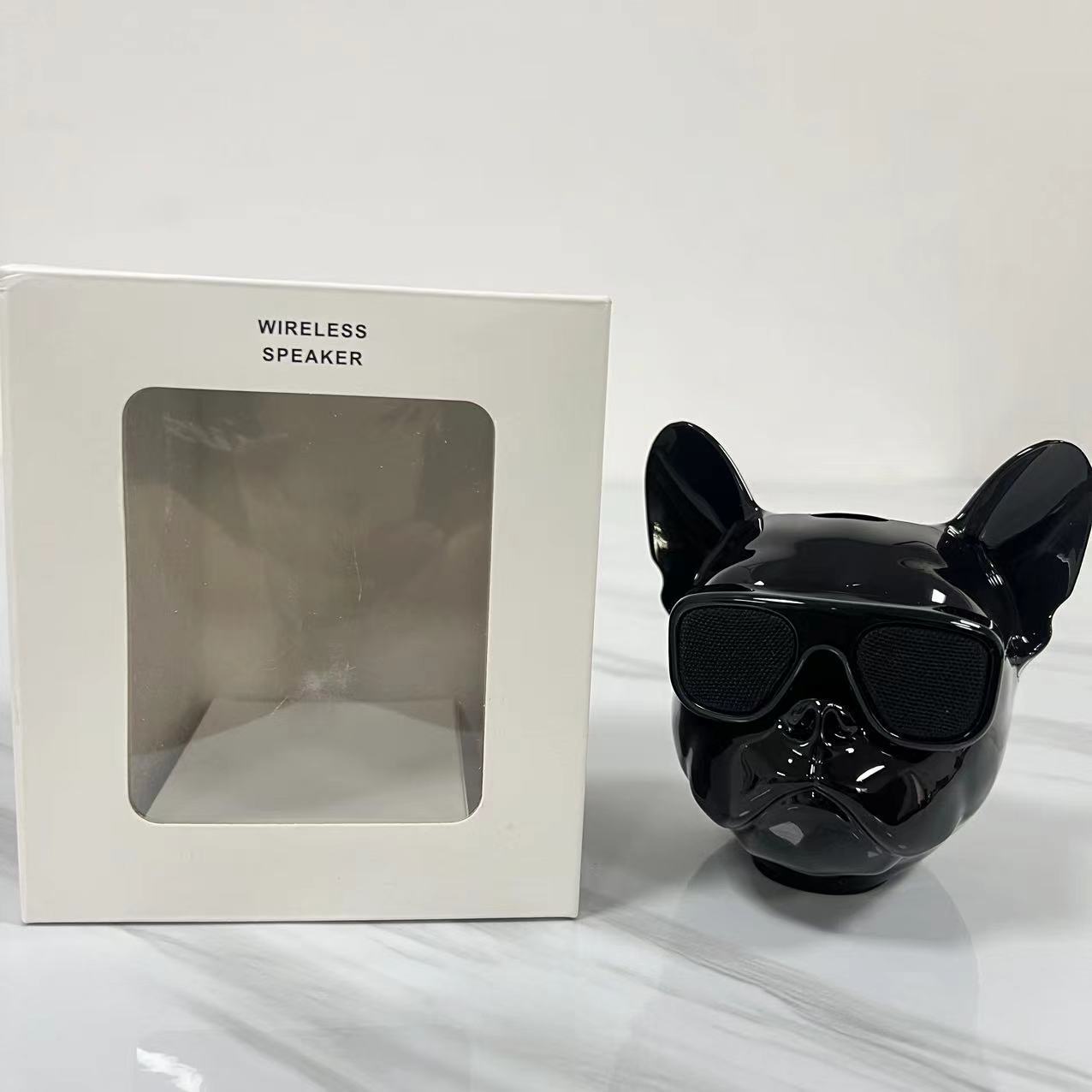 Designer Bluetooth Bulldog Speaker | Wireless Desktop Gift with 8H Bass & TWS Sync