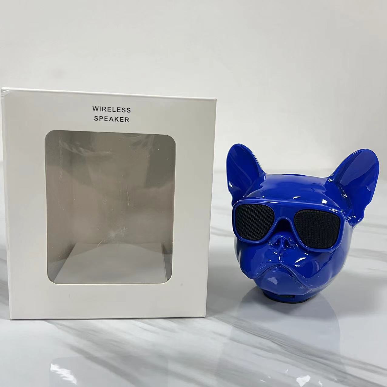 Designer Bluetooth Bulldog Speaker | Wireless Desktop Gift with 8H Bass & TWS Sync