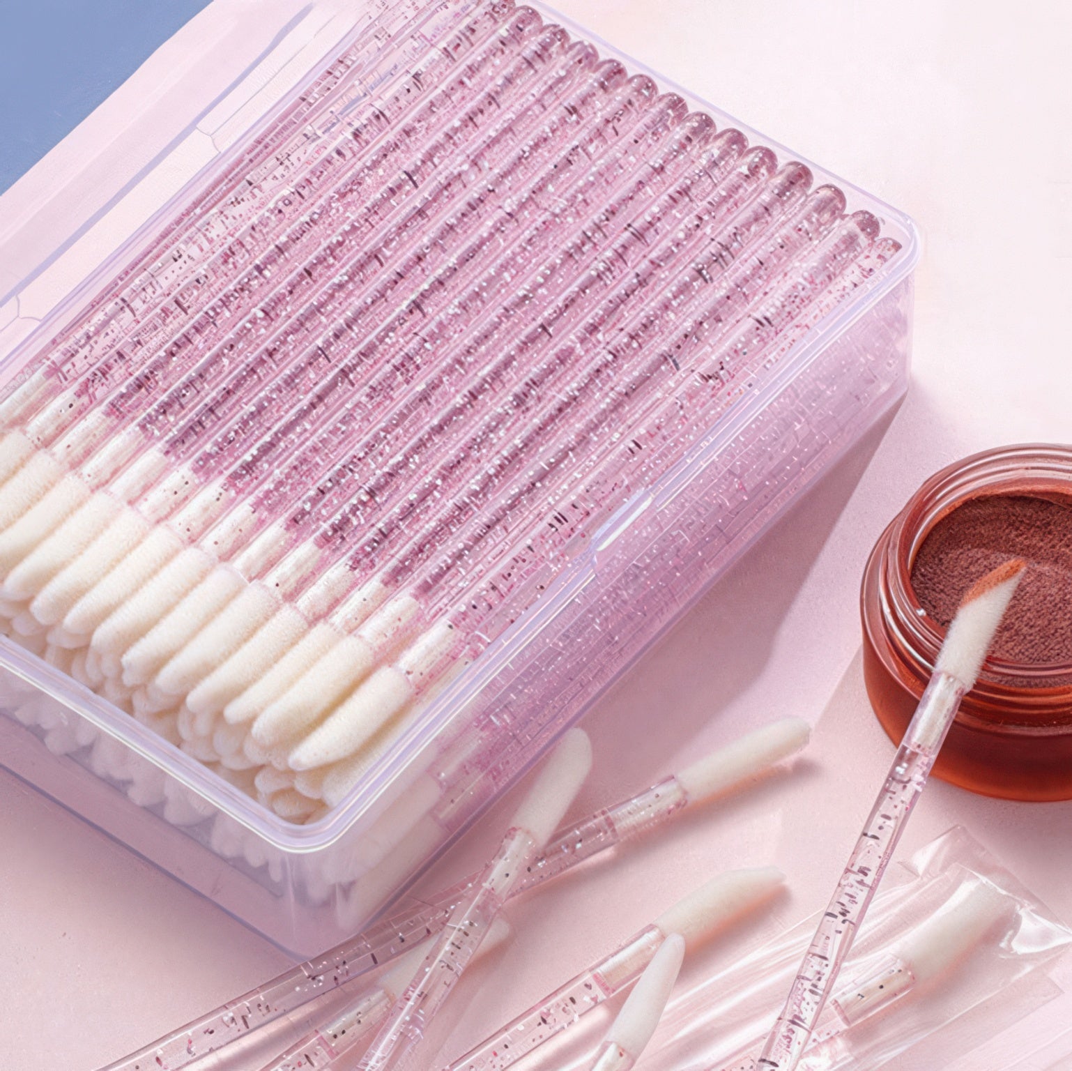 Disposable Flocked Brushes - Multi-Use Lips & Lash Lift