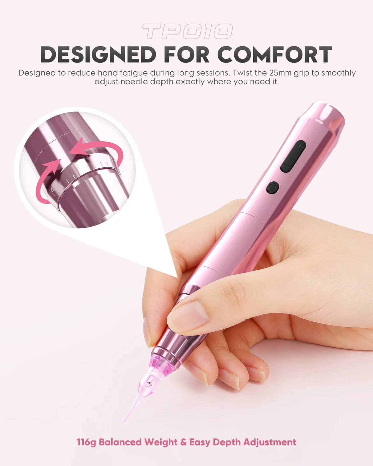 Biomaser TP010 Wireless PMU Machine | 3.0 mm Stroke