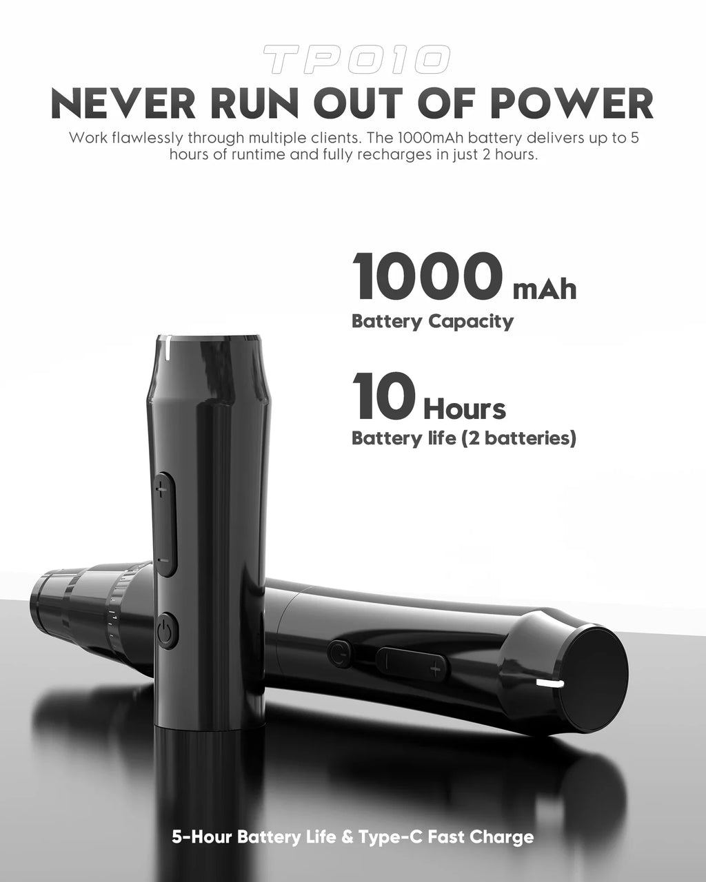 Biomaser TP010 Wireless PMU Machine | 3.0 mm Stroke