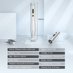 Biomaser TP010 Wireless PMU Machine Kit - Dual Battery, Swiss Motor, Silent for Eyebrows & Lips