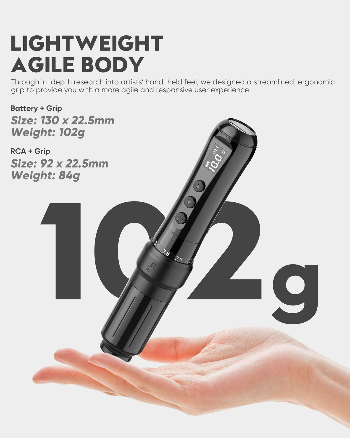 Biomaser U1 Wireless PMU Machine with Adjustable Stroke