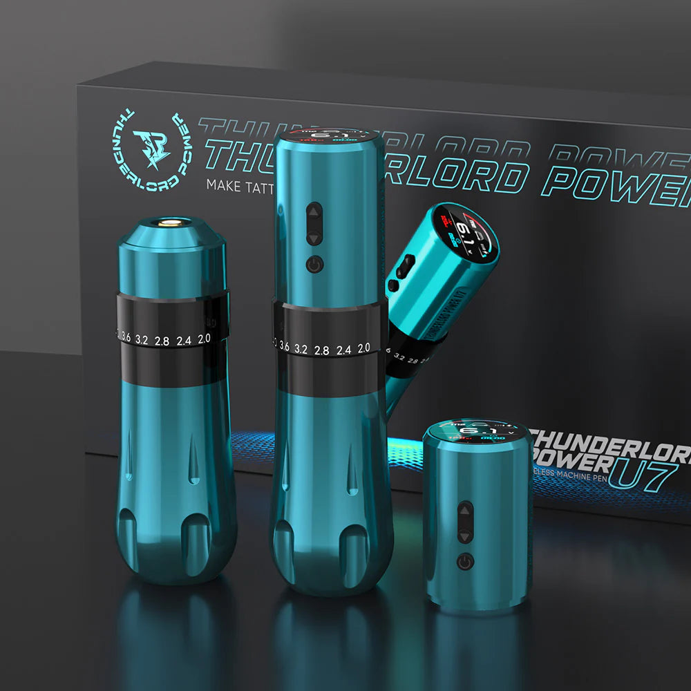 Thunderlord Power U7 Wireless Pen 7 Stroke Adjustable Tattoo Machine