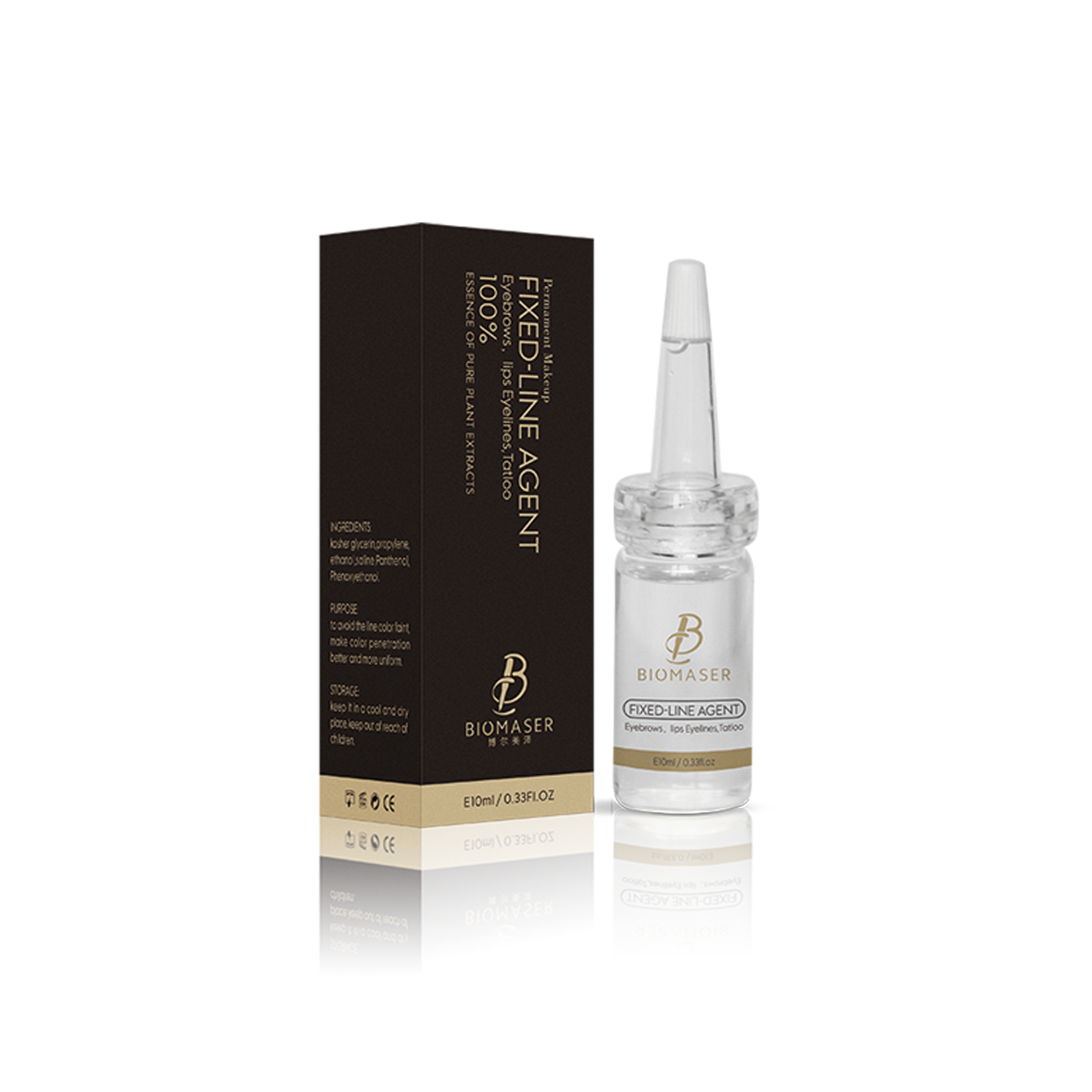 Biomaser Permanent Makeup swelling coloring agent Pigment For Microbalding & Eyebrows Tattoo