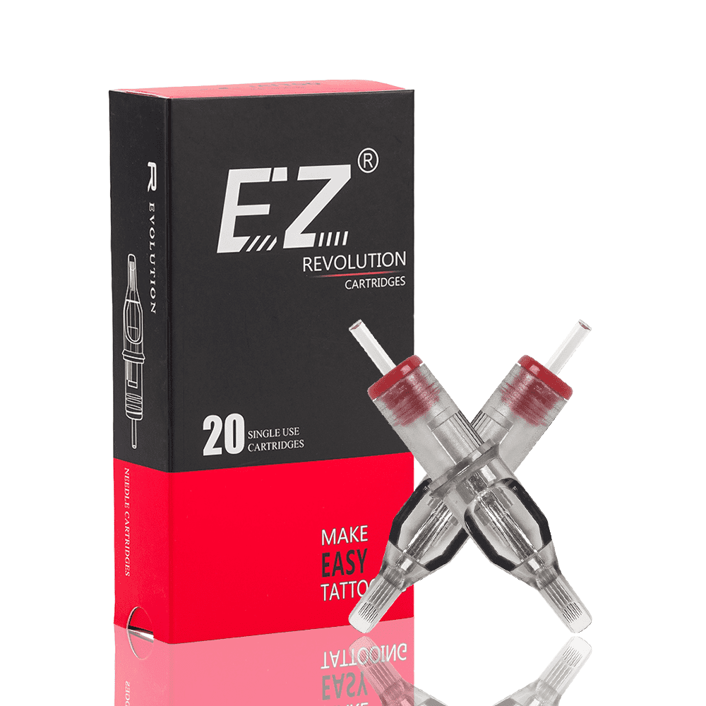 EZ Revolution RM Curved Magnum Tattoo Cartridges — 20-Pack
