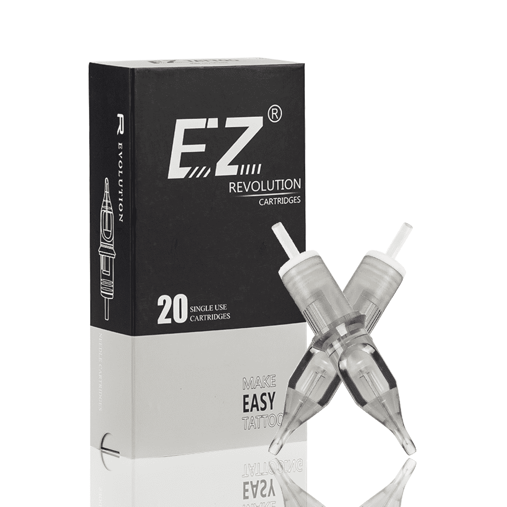 EZ Revolution RL Round Liner Tattoo Cartridges — 20-Pack