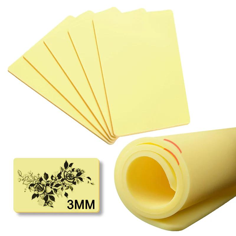 Big Size Extra Thick Soft Real Silica Blank Tattoo Practice Skin（3mm）